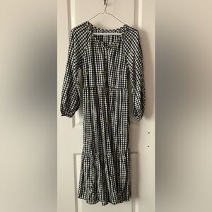 Black and White Checkered Dress